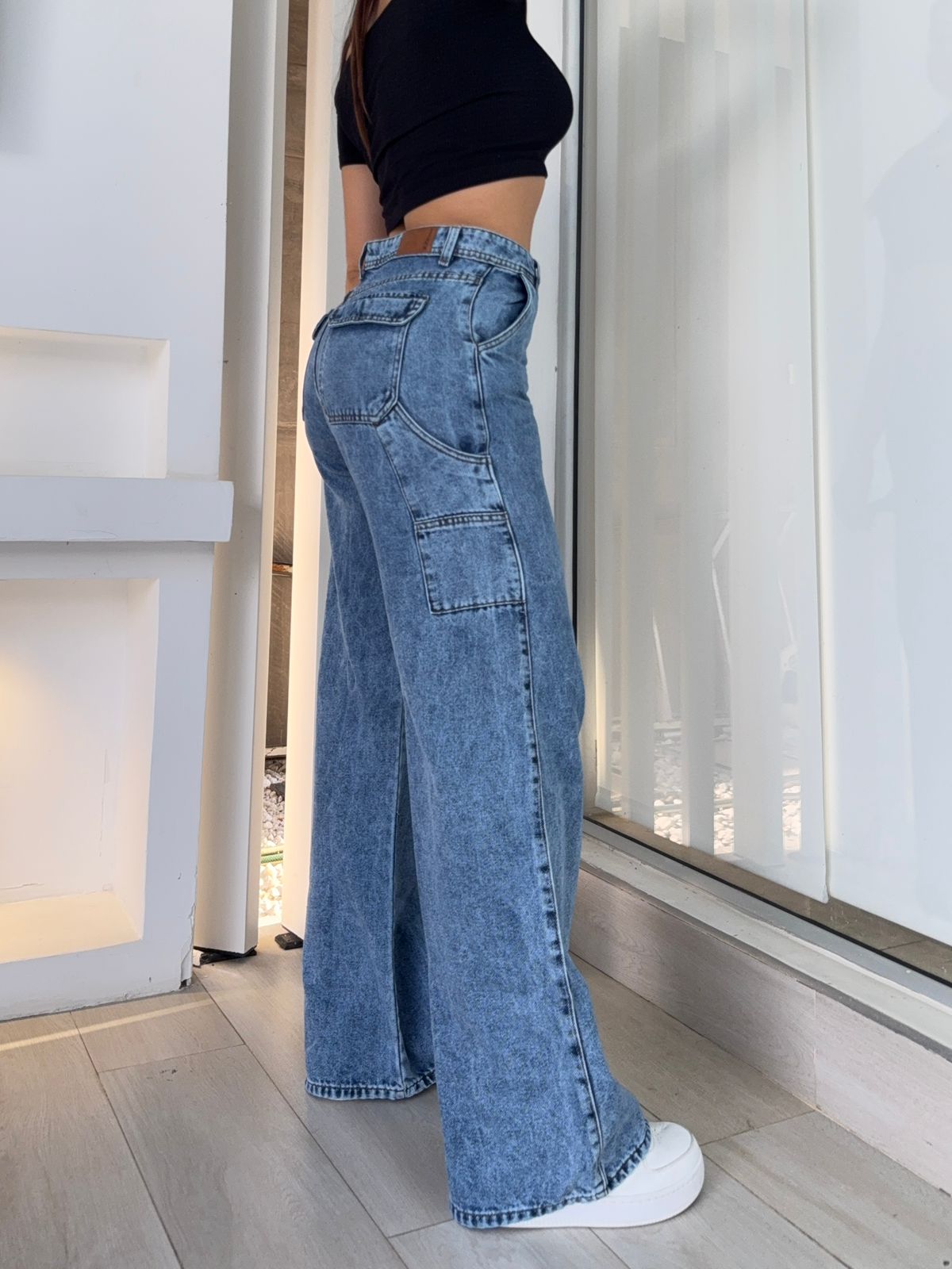 7181 PN DAMA JEANS PREMIUM BOTA RECTA CARPINTERO