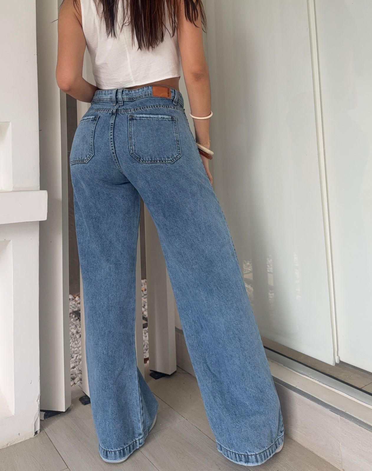 7511 PD JEANS WIDE LEG BOTA RECTA
